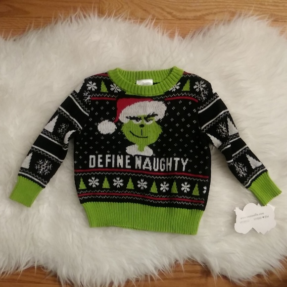baby grinch sweater